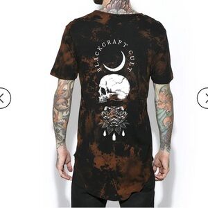 BLACKCRAFT Spirits Of The Dead Bleach Wash- Unisex Tall Tee